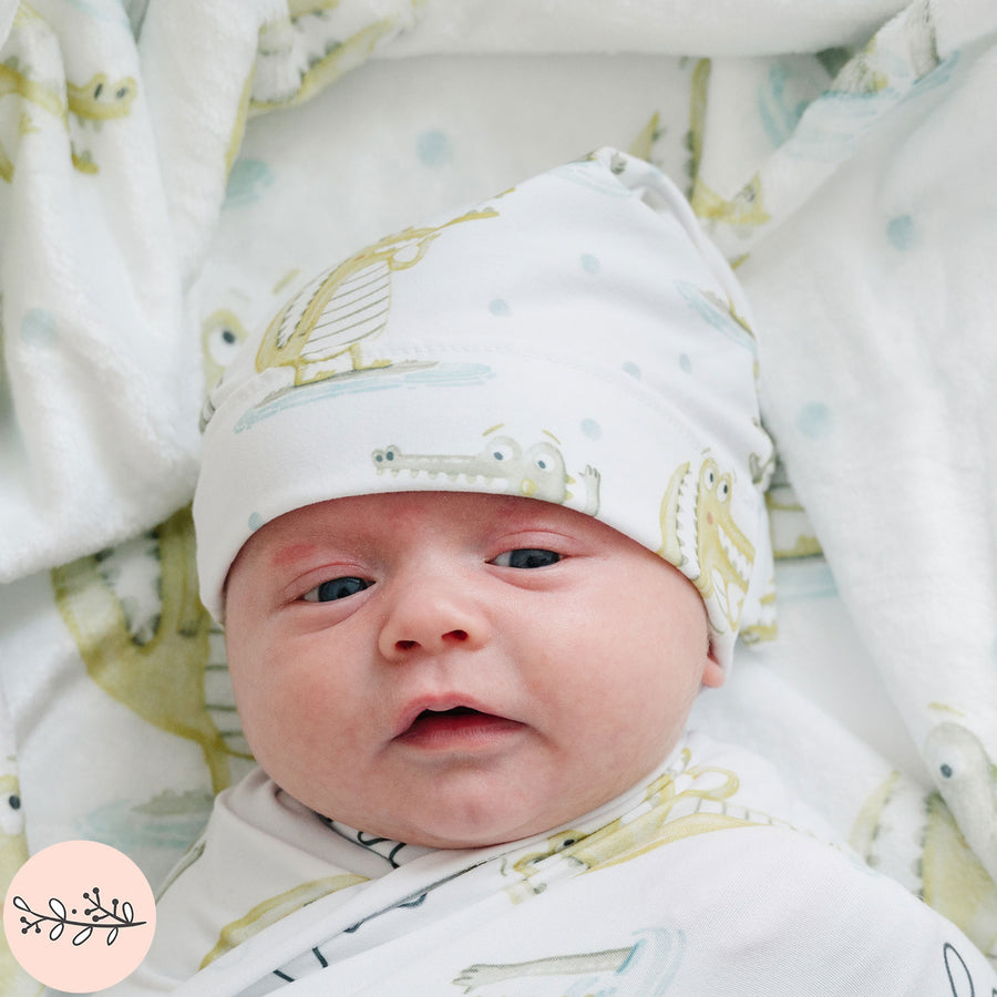 'Gator' Alligator Personalized Baby Hat