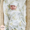 Alligator Personalized Swaddle Blanket