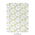 Alligator Personalized Baby Blanket