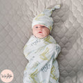 Alligator Personalized Swaddle Blanket