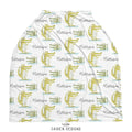 Alligator Personalized Baby Car Seat Cover