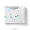 Flying Bear Personalized Baby Blanket
