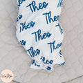 Berry Personalized Name Baby Swaddle Blanket