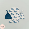 Berry Personalized Name Baby Swaddle Blanket