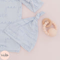 Block + Script Name Personalized Baby Hat