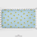 Blue Avocado Personalized Crib Sheet