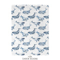 Blue Whales Personalized Blanket