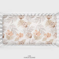 Bohemian Floral Personalized Crib Sheet