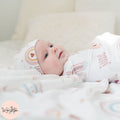 Boho Rainbow Personalized Baby Blanket
