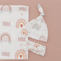 Boho Rainbow Personalized Baby Headband