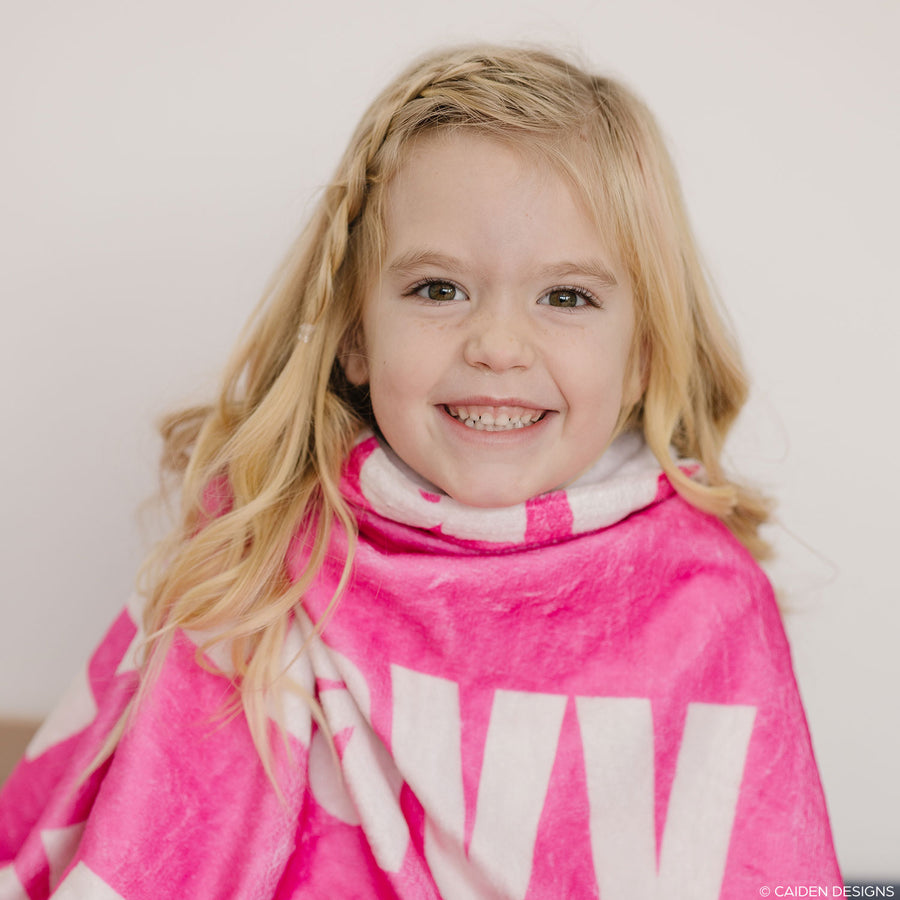 Bold Name Personalized Blanket