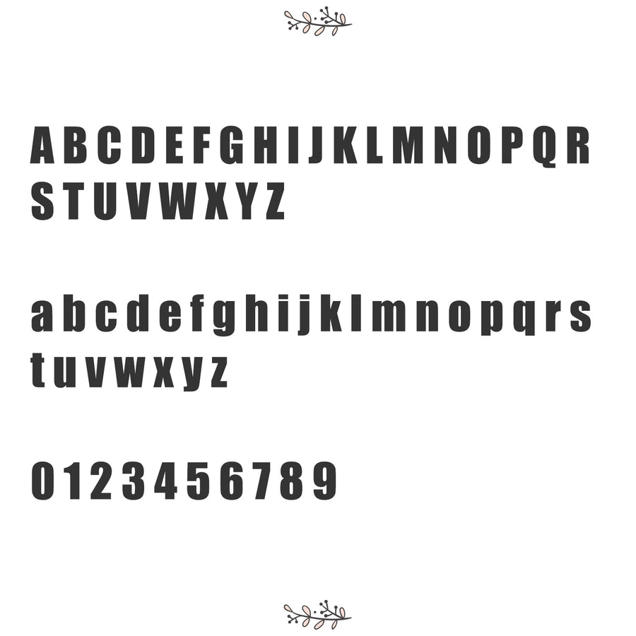 Bold Personalized Name Crib Sheet