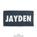Bold Name Premium Personalized Beach Towel