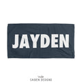 Bold Name Personalized Beach Towel
