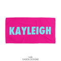 Bold Name Personalized Beach Towel