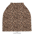 Brown Leopard Print Multi-Use Baby Car Seat Cover