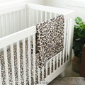 Brown Leopard Print Baby Blanket