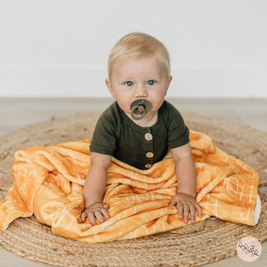 Chubby Personalized Name Blanket