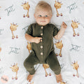 Safari Animals Personalized Baby Blanket