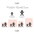 Watercolor Woodland Personalized Baby Milestone Blanket