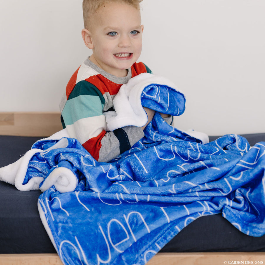Chubby Personalized Name Blanket