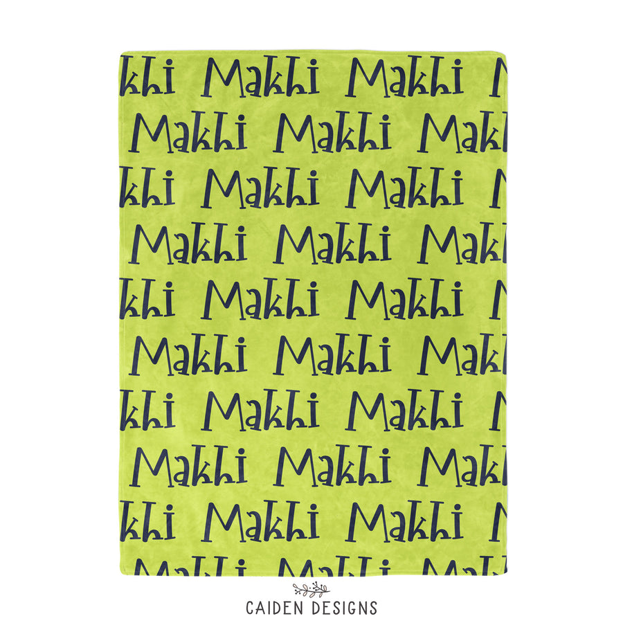 Chunk Name Personalized Blanket