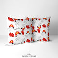 Dalmatian Firefighter Personalized Throw Pillow