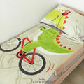 Dinosaur Personalized Blanket & Pillowcase Set
