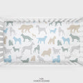 Dogs Personalized Crib Sheet
