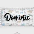 Dogs Personalized Crib Sheet
