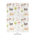 Farm Animals Personalized Baby Blanket