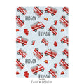 Firetrucks Personalized Blanket
