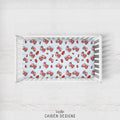 Fire Trucks Personalized Crib Sheet