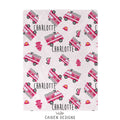 Pink Firetrucks Personalized Blanket