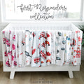 Dalmatian Firefighter Personalized Baby Blanket