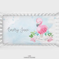 Flamingo Personalized Crib Sheet