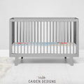 Flamingos Personalized Name Crib Sheet