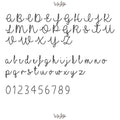 Swirly Name Personalized Crib Sheet