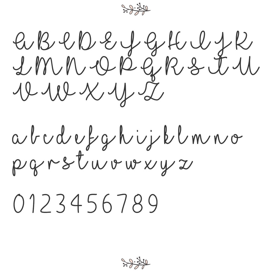Swirly Name Personalized Crib Sheet