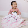 Floral Personalized Name Blanket