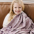 Floral Personalized Name Blanket
