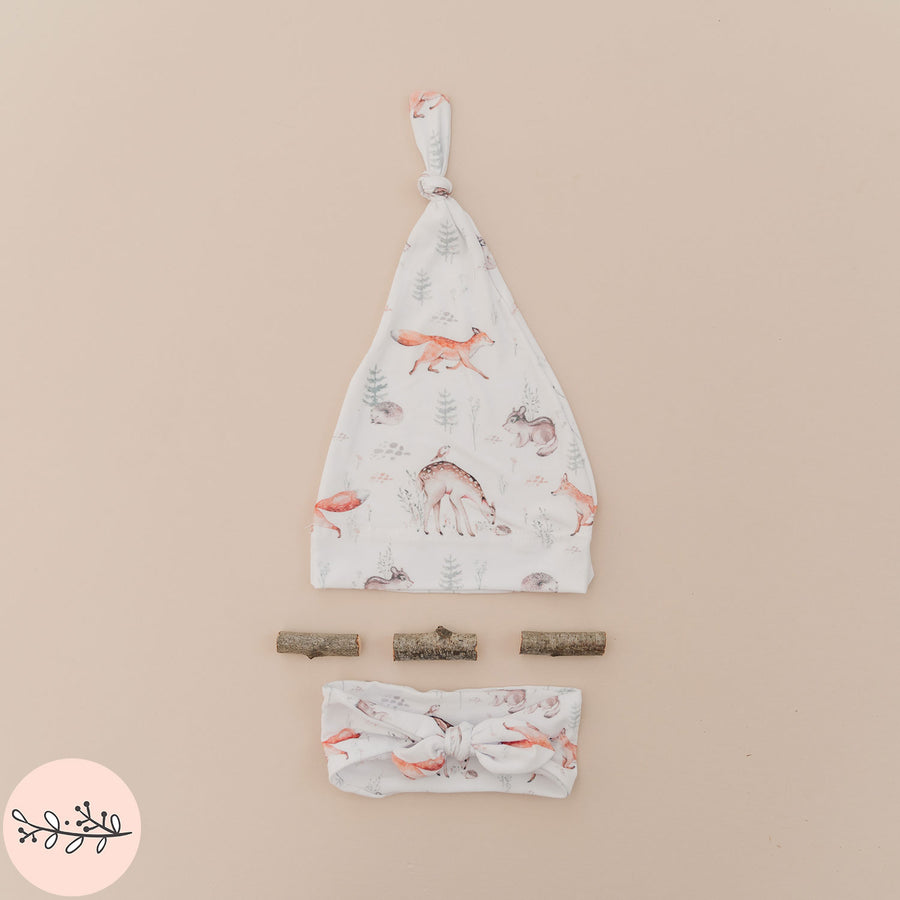 Woodland Animals Personalized Baby Headband