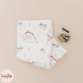Woodland Animals Personalized Baby Blanket