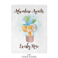 Adventure Giraffe Personalized Baby Blanket