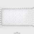 Grey Paper Planes Personalized Crib Sheet