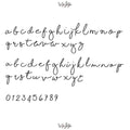 Handwritten Large Name Personalized Crib Sheet