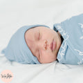 Handwritten Personalized Name Baby Swaddle Blanket