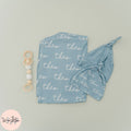 Handwritten Personalized Name Baby Swaddle Blanket