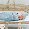 Handwritten Personalized Name Baby Swaddle Blanket