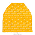 Handwritten Name Multi-Use Baby Car Seat Cover